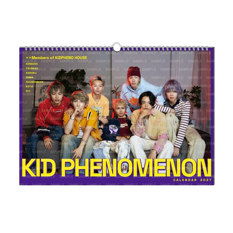 KID PHENOMENON 2027 カレンダー/壁掛け 詳細画像 KID PHENOMENON 1