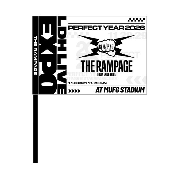 LDH LIVE-EXPO 2026 フラッグ/THE RAMPAGE