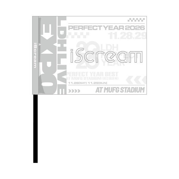 LDH LIVE-EXPO 2026 フラッグ/iScream