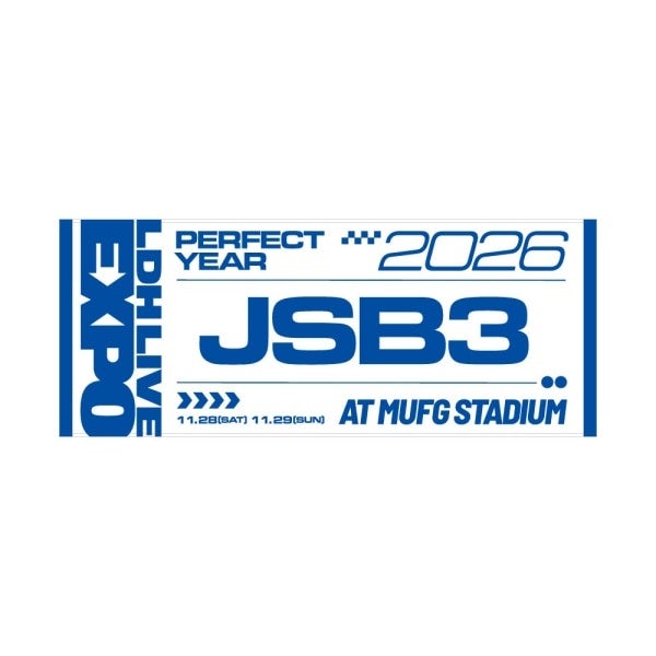 LDH LIVE-EXPO 2026 フェイスタオル/三代目 J SOUL BROTHERS