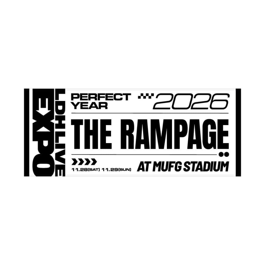 LDH LIVE-EXPO 2026 フェイスタオル/THE RAMPAGE 詳細画像 THE RAMPAGE 1