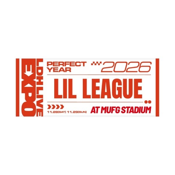 LDH LIVE-EXPO 2026 フェイスタオル/LIL LEAGUE