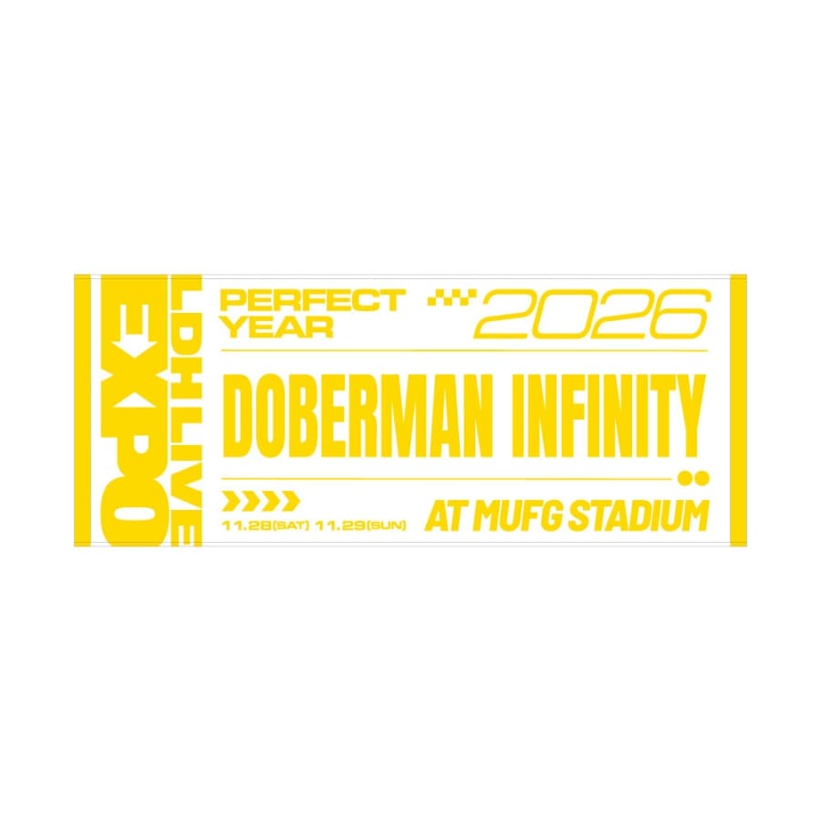 LDH LIVE-EXPO 2026 フェイスタオル/DOBERMAN INFINITY 詳細画像 DOBERMAN INFINITY 1