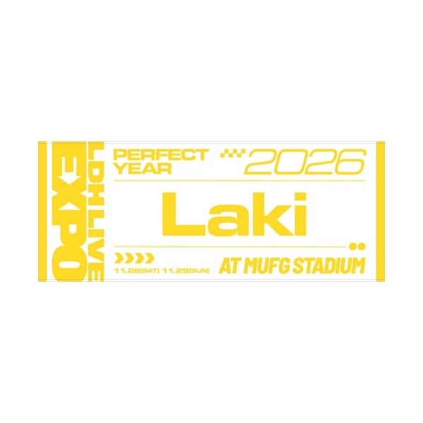 LDH LIVE-EXPO 2026 フェイスタオル/Laki