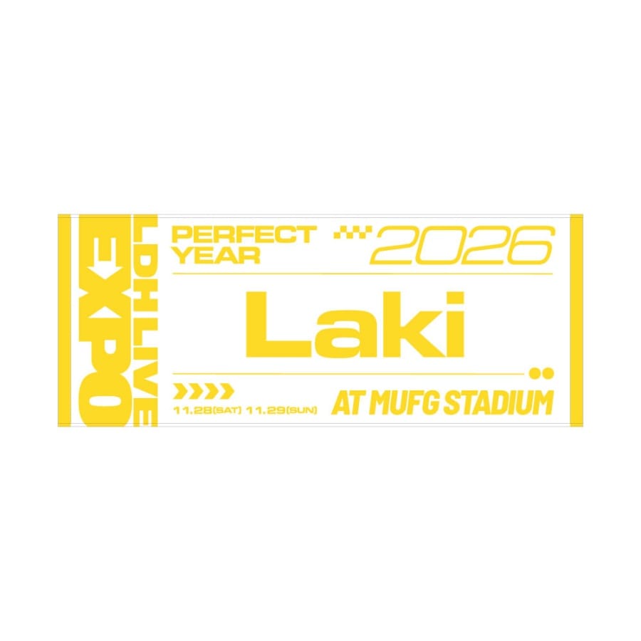 LDH LIVE-EXPO 2026 フェイスタオル/Laki 詳細画像 Laki 1