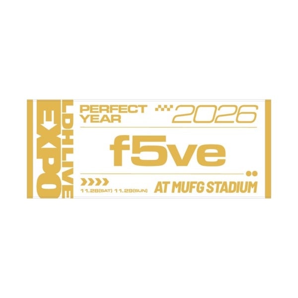 LDH LIVE-EXPO 2026 フェイスタオル/f5ve