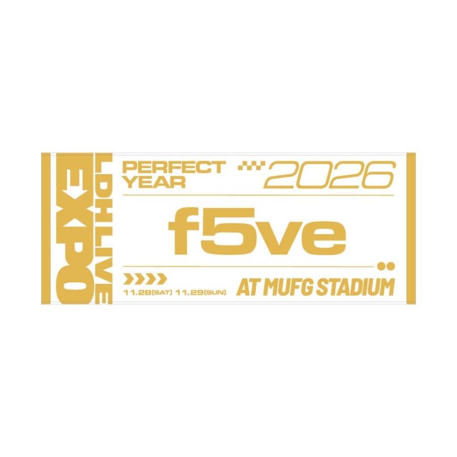 LDH LIVE-EXPO 2026 フェイスタオル/f5ve 詳細画像 f5ve 1