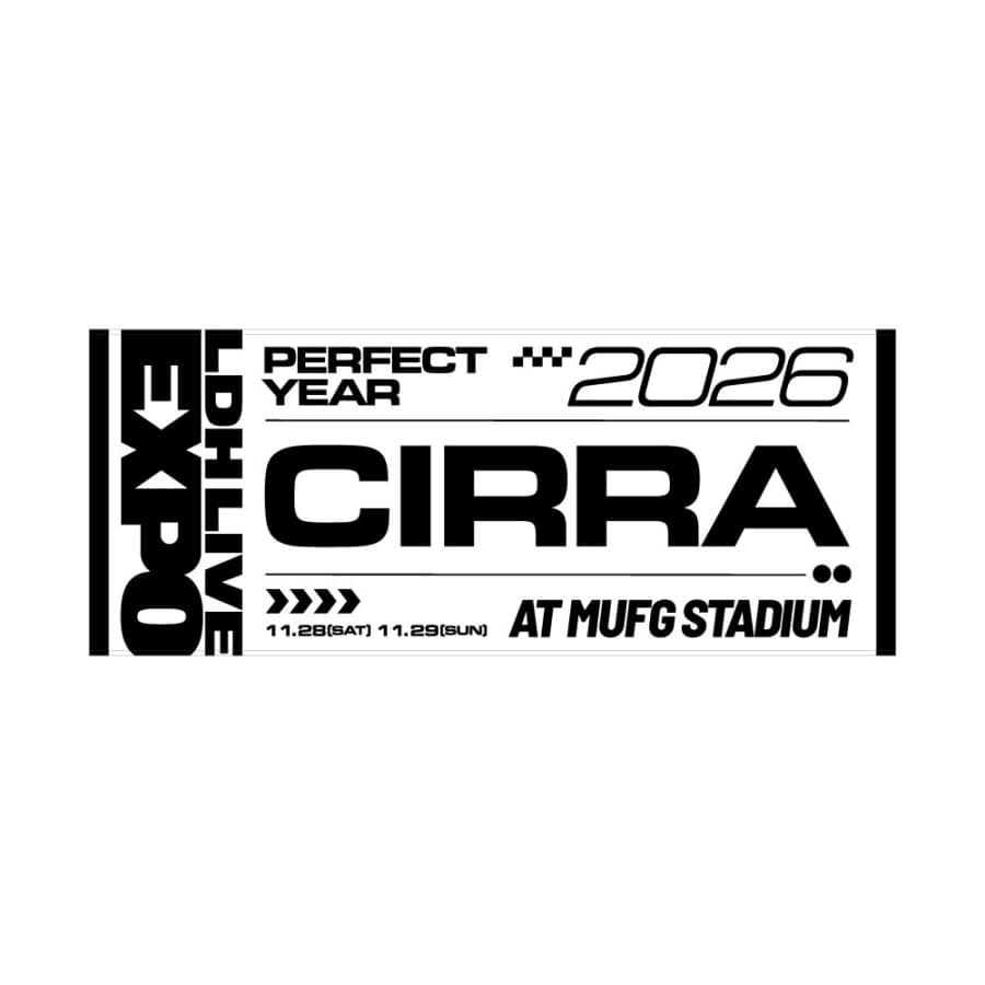 LDH LIVE-EXPO 2026 フェイスタオル/CIRRA 詳細画像 CIRRA 1