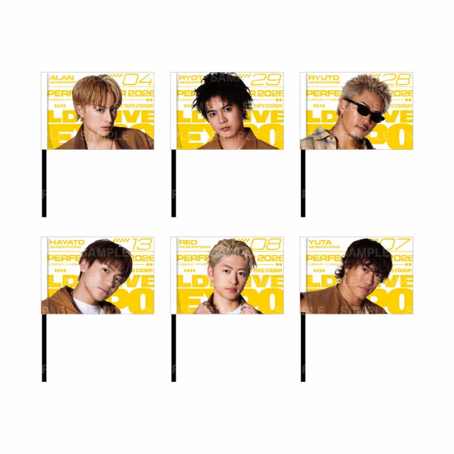 LDH LIVE-EXPO 2026 ビジュアルフラッグ/GENERATIONS 詳細画像 カラー共通 1