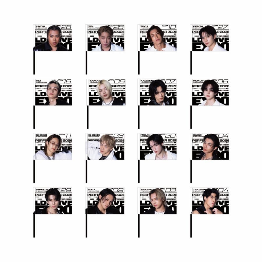 LDH LIVE-EXPO 2026 ビジュアルフラッグ/THE RAMPAGE 詳細画像 カラー共通 1