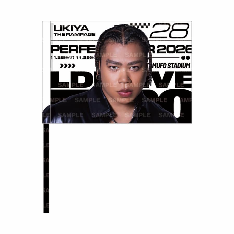 LDH LIVE-EXPO 2026 ビジュアルフラッグ/THE RAMPAGE 詳細画像 LIKIYA 1