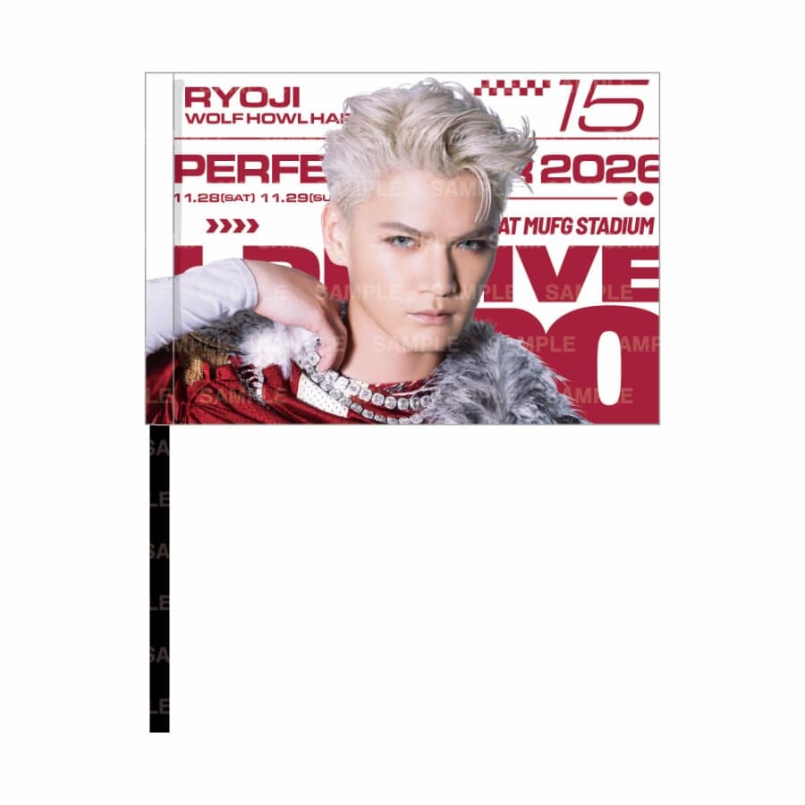 LDH LIVE-EXPO 2026 ビジュアルフラッグ/WOLF HOWL HARMONY 詳細画像 RYOJI 1