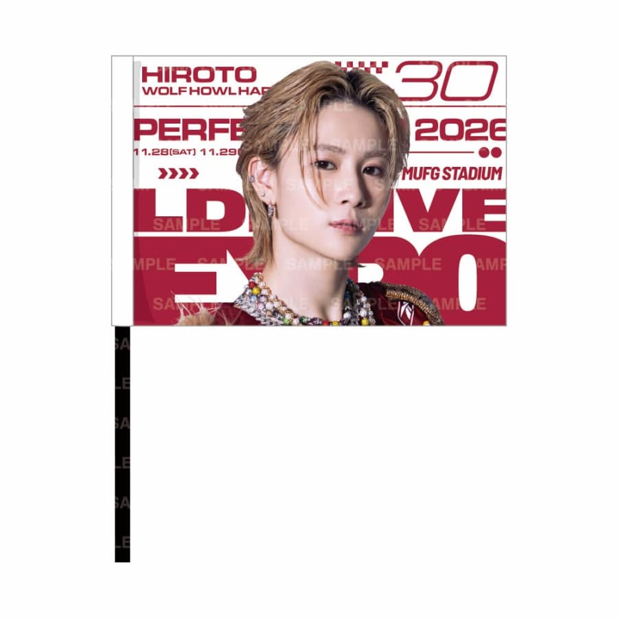 LDH LIVE-EXPO 2026 ビジュアルフラッグ/WOLF HOWL HARMONY 詳細画像 HIROTO 1