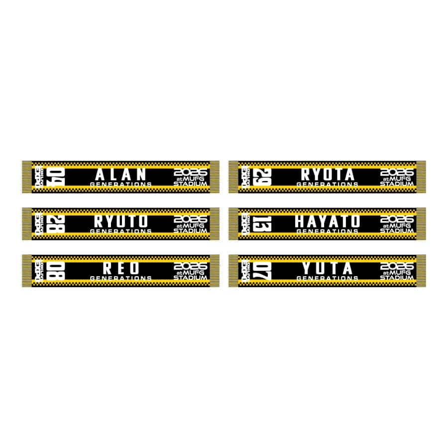 LDH LIVE-EXPO 2026 マフラータオル/GENERATIONS 詳細画像 カラー共通 1