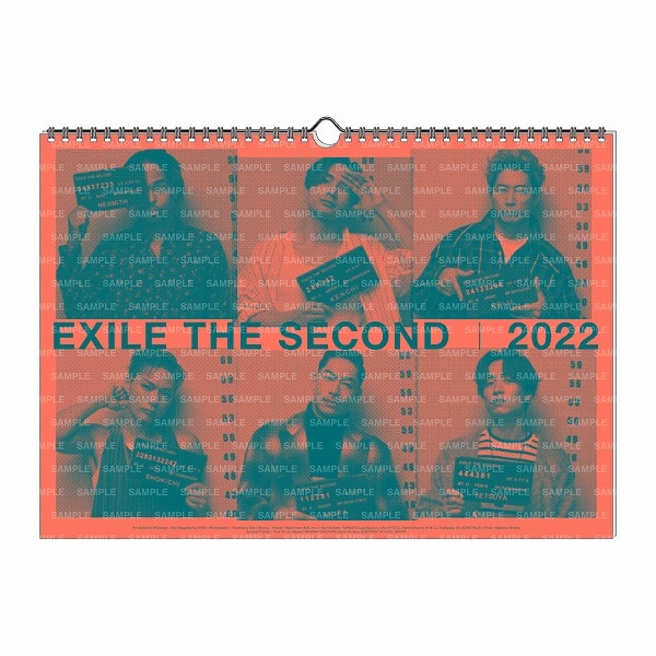 EXILE THE SECOND 2022 カレンダー/壁掛け