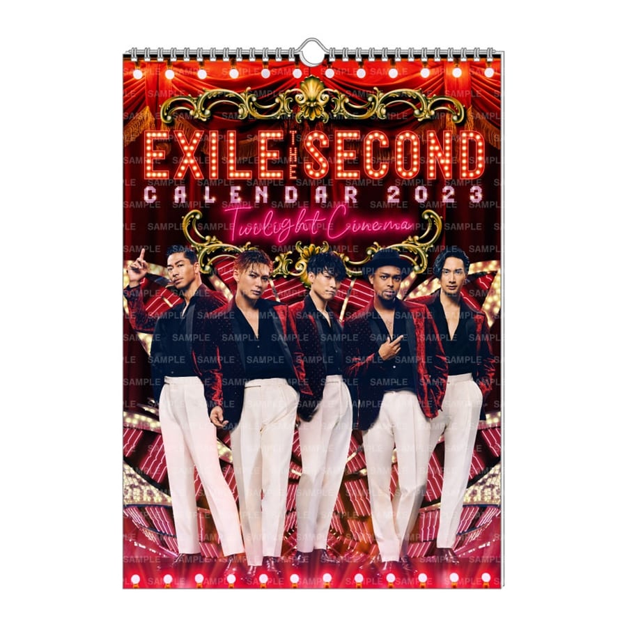 EXILE THE SECOND 2023 カレンダー/壁掛け 詳細画像 EXILE THE SECOND 1