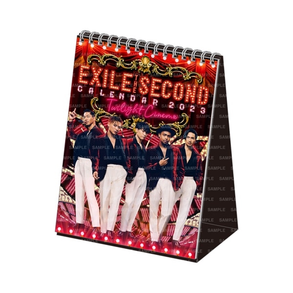 EXILE THE SECOND 2023 カレンダー/卓上 詳細画像