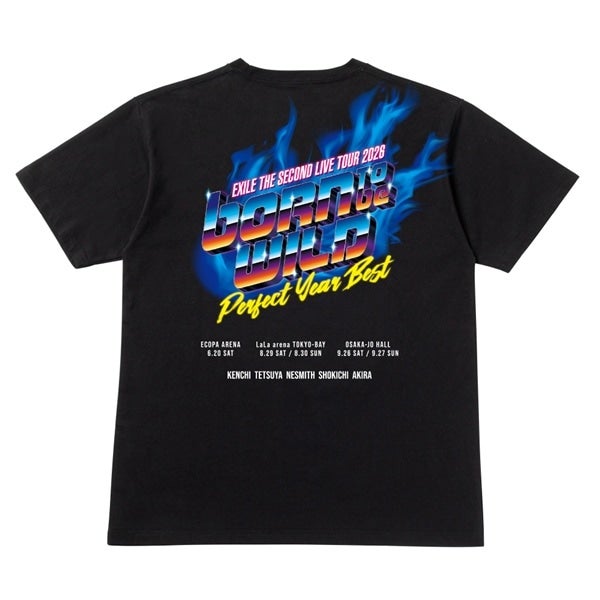 PERFECT YEAR BEST ～Born To Be Wild～ ツアーTシャツ/BLACK 詳細画像