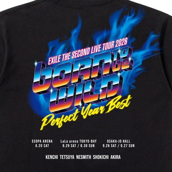 PERFECT YEAR BEST ～Born To Be Wild～ ツアーTシャツ/BLACK 詳細画像
