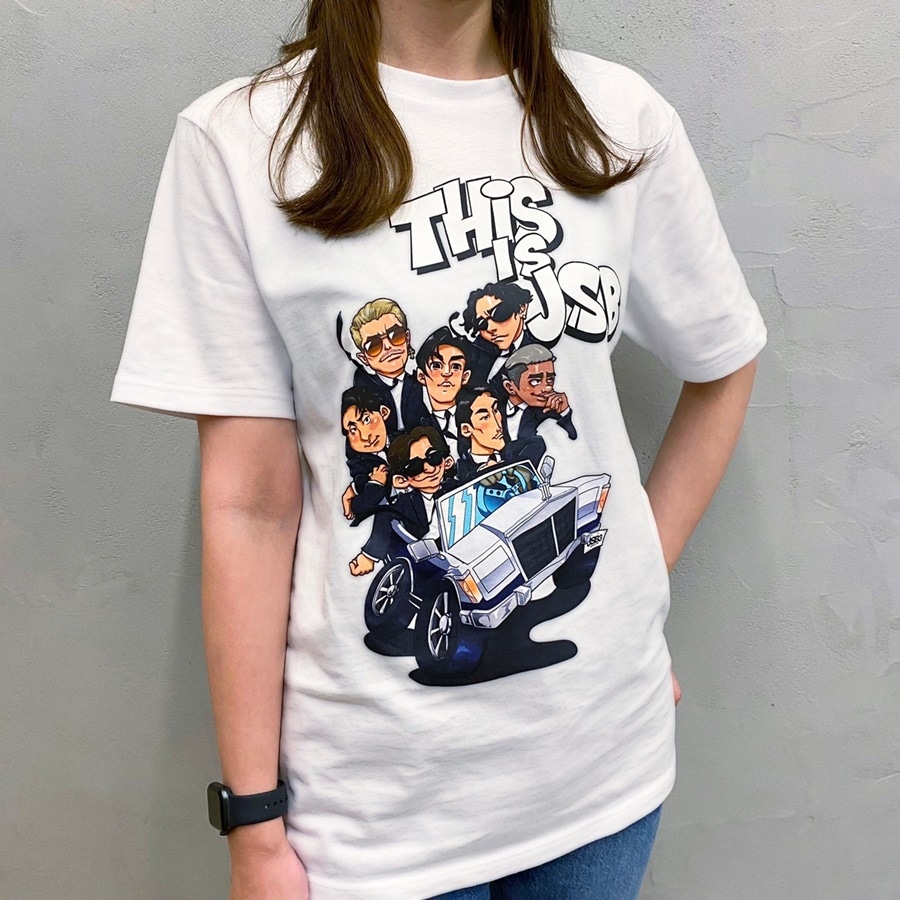 Exile Tribe Station Online Store This Is Jsb イラストtシャツ White