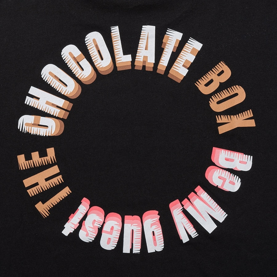THE CHOCOLATE BOX ロングスリーブTシャツ/BLACK 詳細画像 BLACK 3