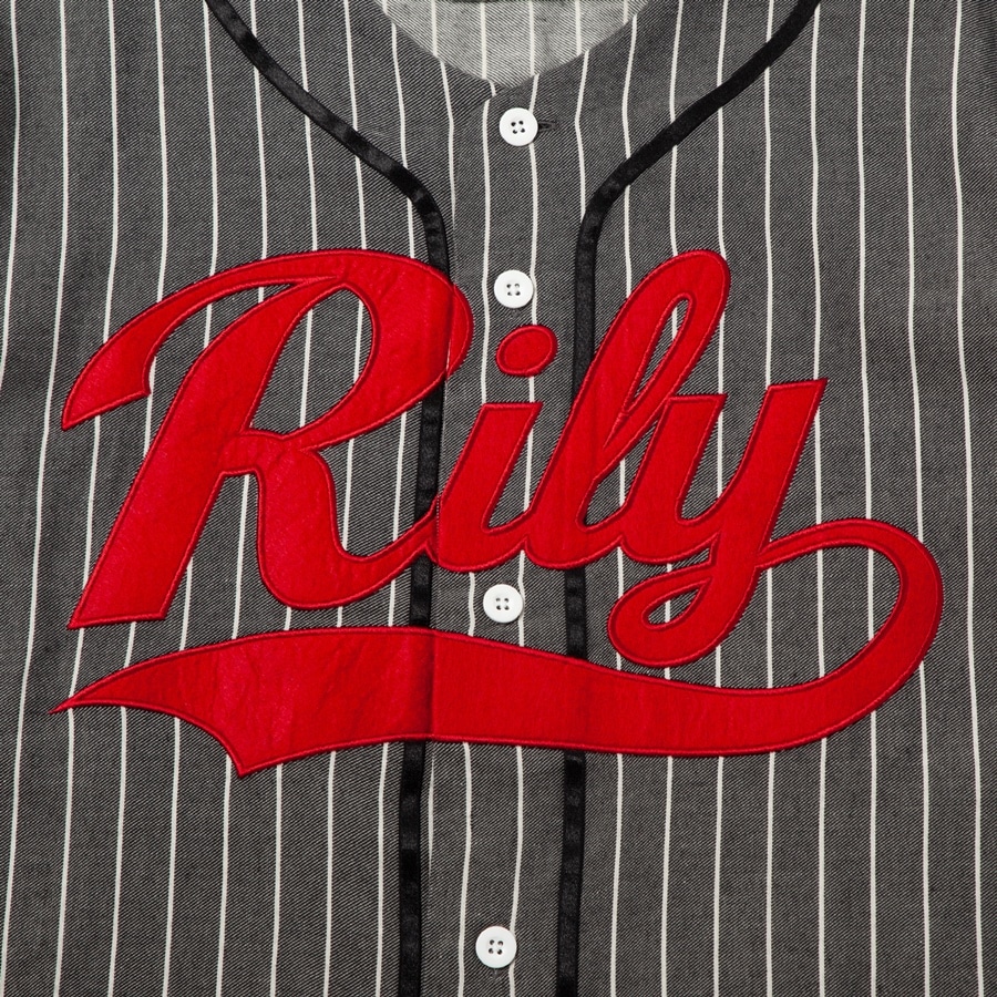 RILY ベースボールシャツ 詳細画像 BLACK 3