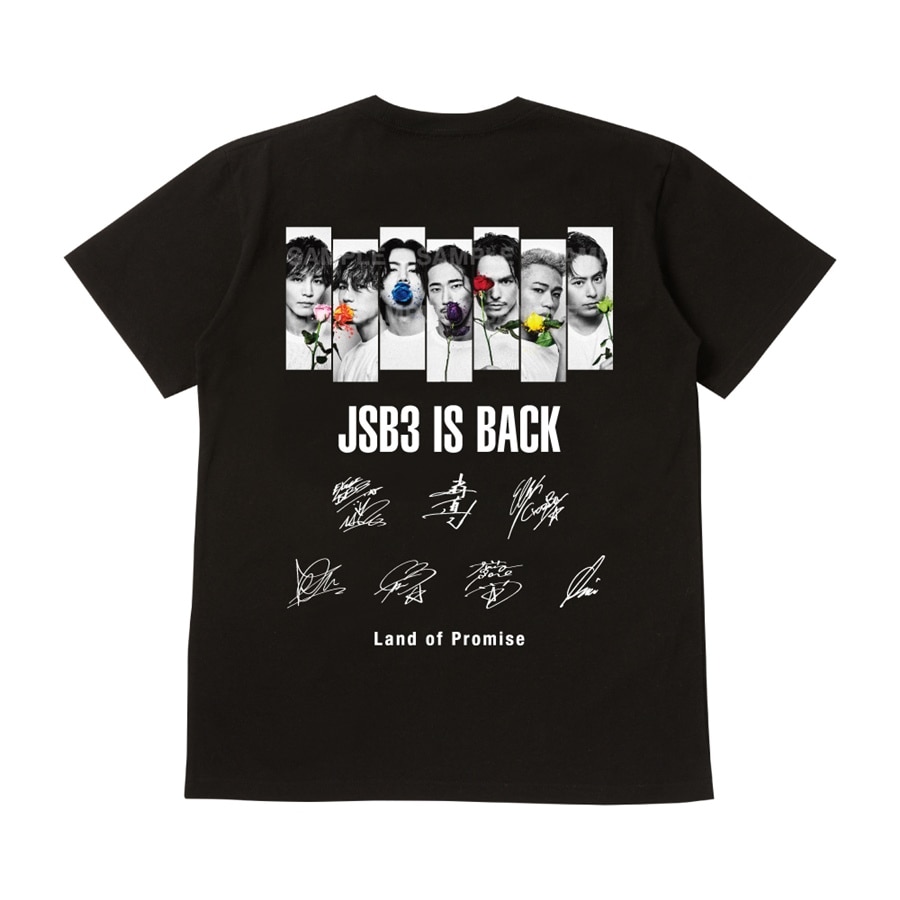 EXILE TRIBE STATION ONLINE STORE｜JSB3 IS BACK フォトTシャツ/BLACK