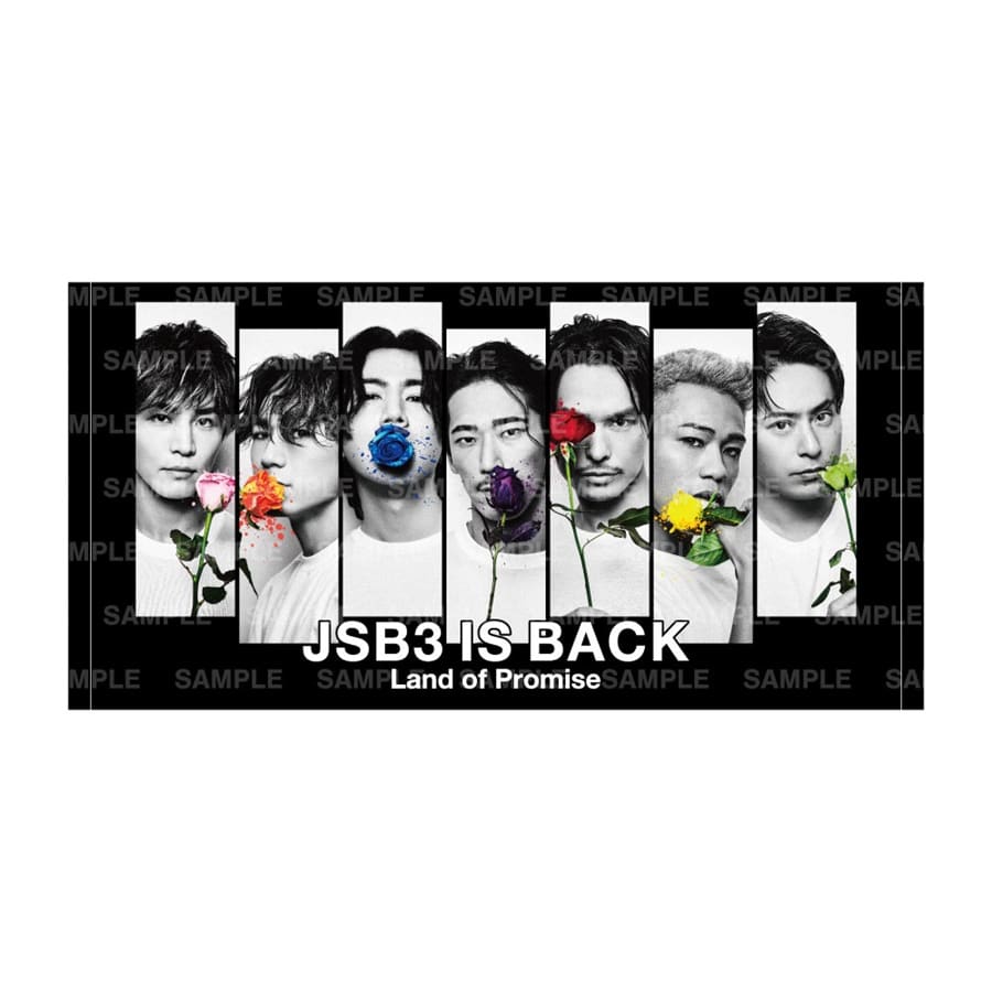 JSB3 IS BACK バスタオル 詳細画像 BLACK 1