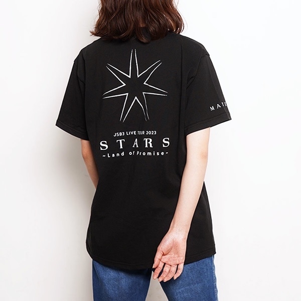 STARS ツアーTシャツ/BLACK 詳細画像