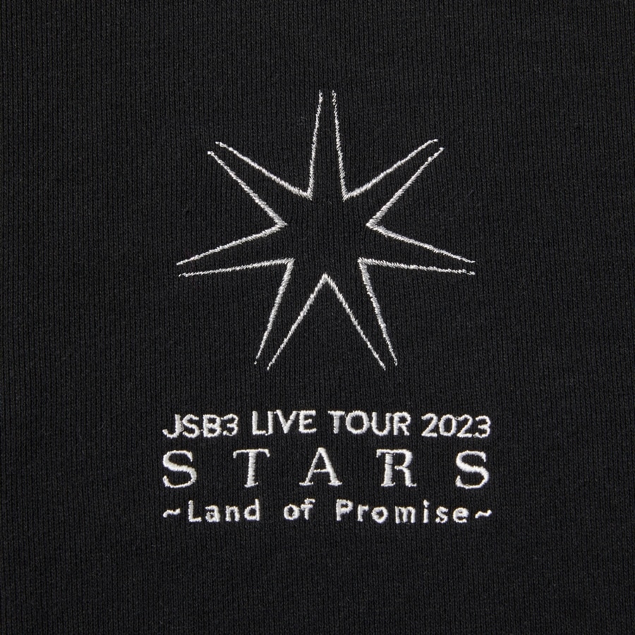 STARS スウェットカーディガン 詳細画像 BLACK 2