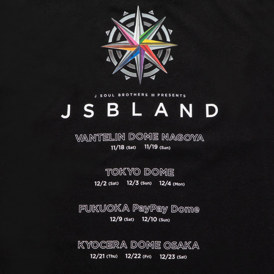 JSB LAND Tシャツ/BLACK 詳細画像 BLACK 3