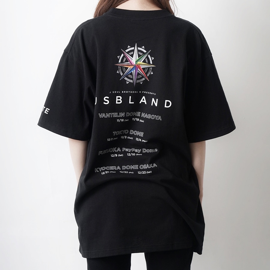 EXILE TRIBE STATION ONLINE STORE｜JSB LAND Tシャツ/BLACK