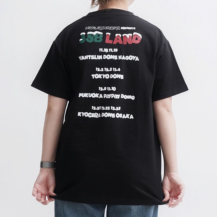 EXILE TRIBE STATION ONLINE STORE｜JSB LAND ロゴTシャツ/BLACK