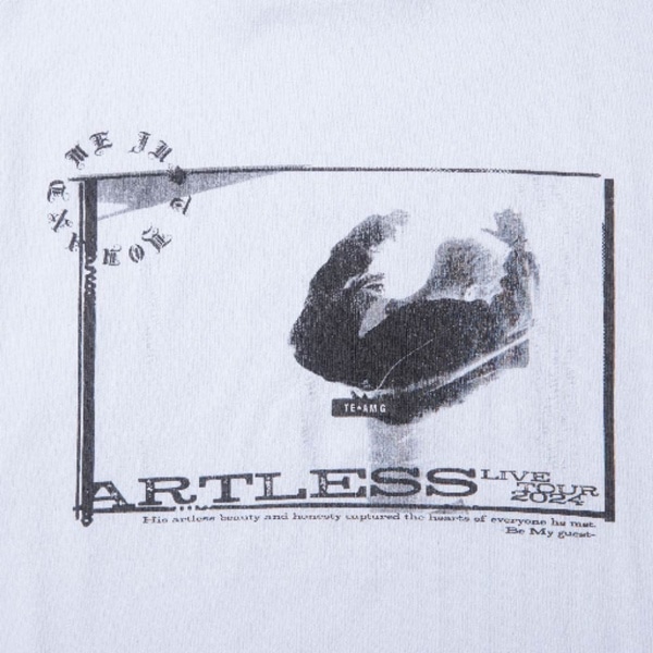 ARTLESS フォトロングTシャツ/WHITE 詳細画像