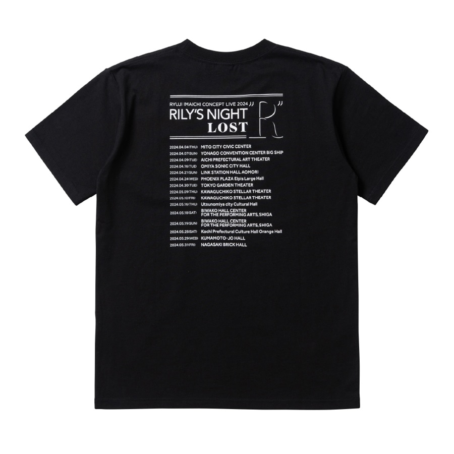 RILY'S NIGHT／LOST"R" Tシャツ/BLACK 詳細画像 BLACK 1