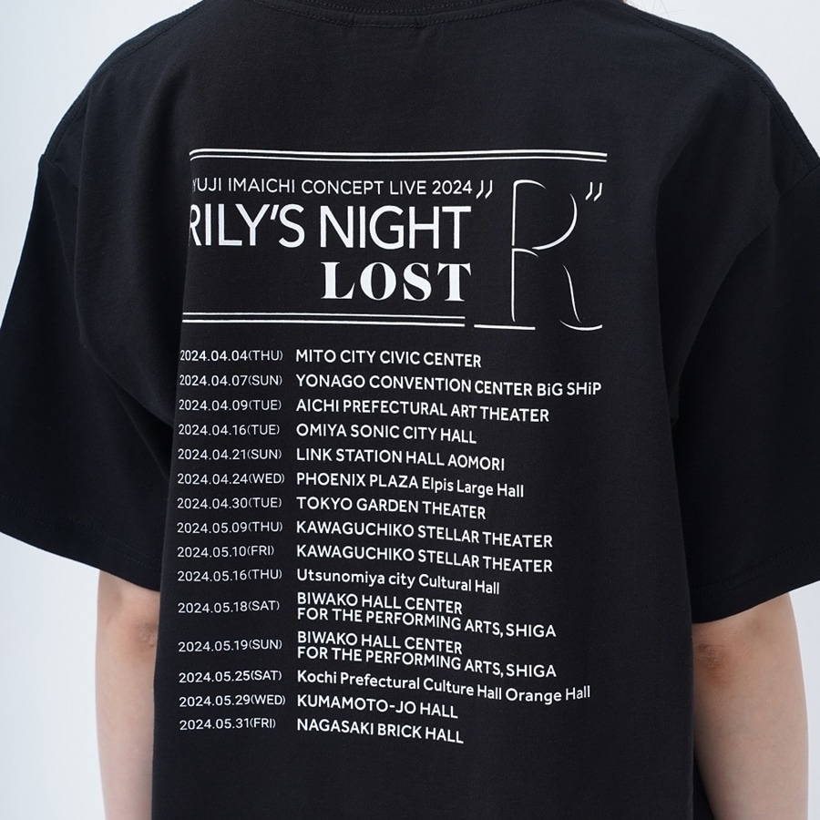 RILY'S NIGHT／LOST"R" Tシャツ/BLACK 詳細画像 BLACK 6