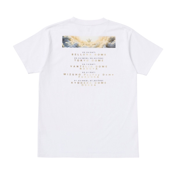 LIVE TOUR 2025 KINGDOM ツアーTシャツ/WHITE 詳細画像