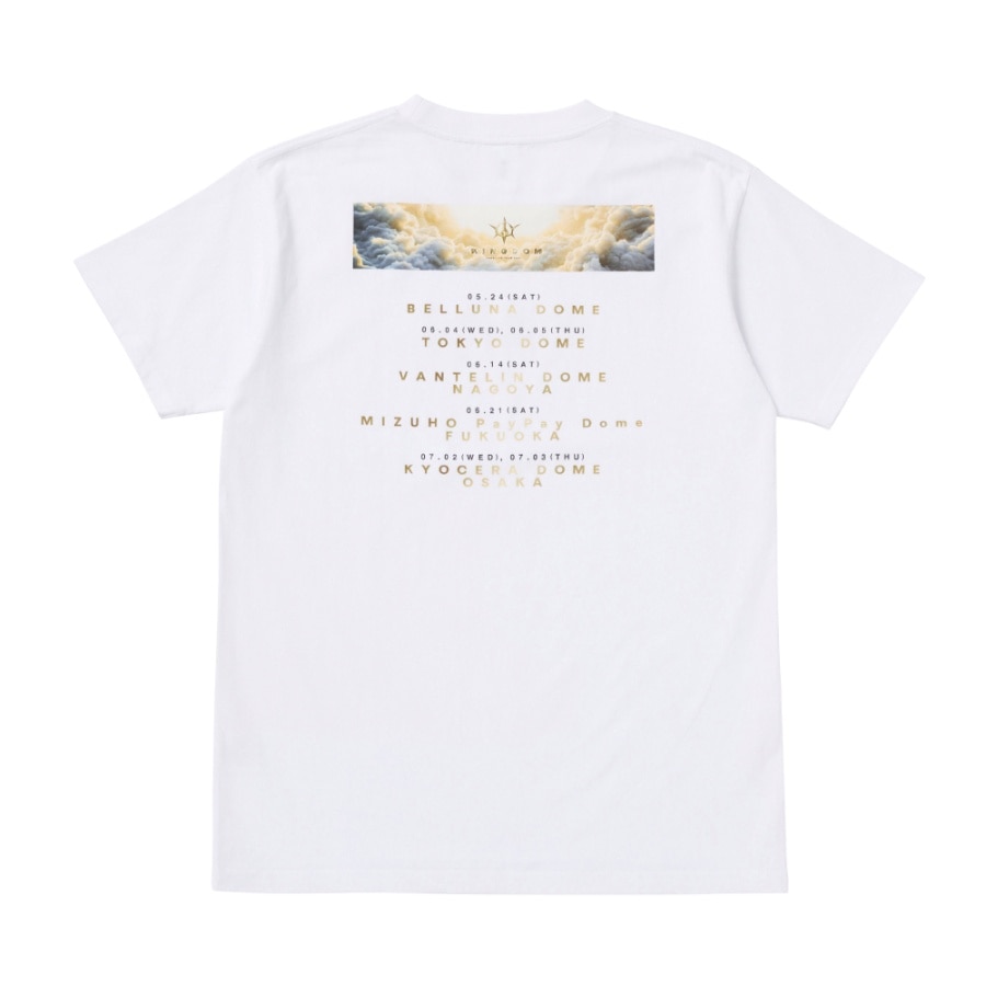LIVE TOUR 2025 KINGDOM ツアーTシャツ/WHITE 詳細画像 カラー共通 1