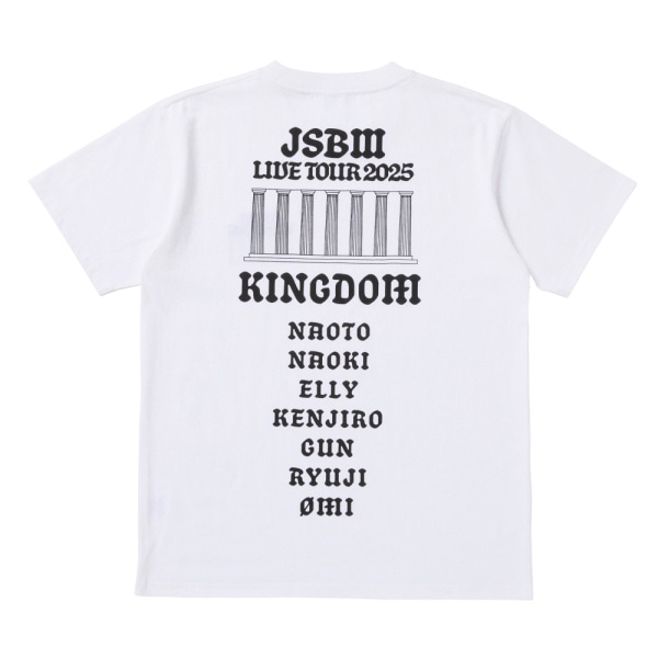 LIVE TOUR 2025 KINGDOM グラフィックTシャツ/WHITE 詳細画像