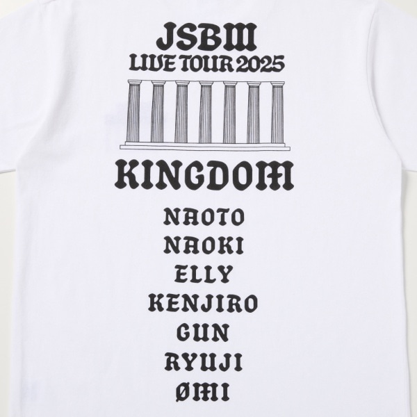 LIVE TOUR 2025 KINGDOM グラフィックTシャツ/WHITE 詳細画像