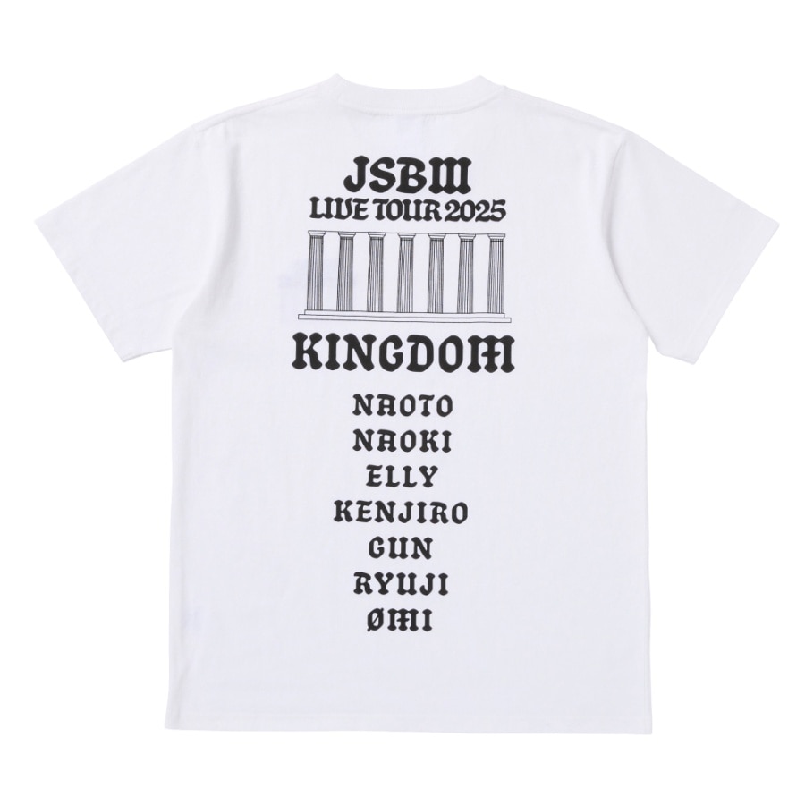 LIVE TOUR 2025 KINGDOM グラフィックTシャツ/WHITE 詳細画像 カラー共通 1