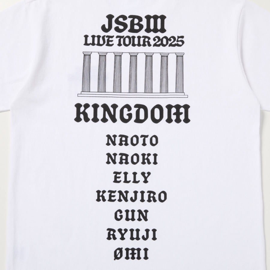 LIVE TOUR 2025 KINGDOM グラフィックTシャツ/WHITE 詳細画像 カラー共通 3