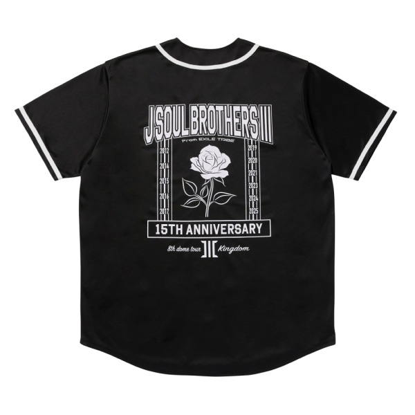 LIVE TOUR 2025 KINGDOM ベースボールシャツ/BLACK 詳細画像