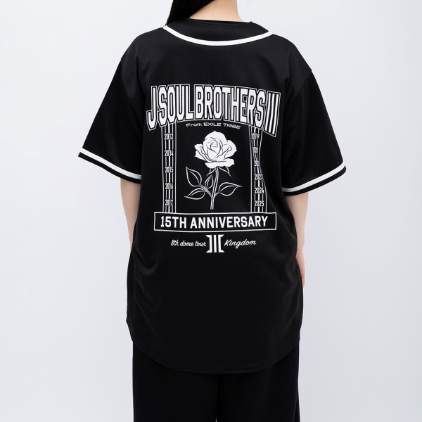 LIVE TOUR 2025 KINGDOM ベースボールシャツ/BLACK 詳細画像