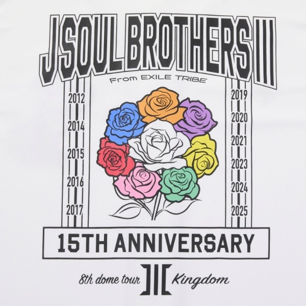 【FC限定】LIVE TOUR 2025 KINGDOM ベースボールシャツ/WHITE 詳細画像