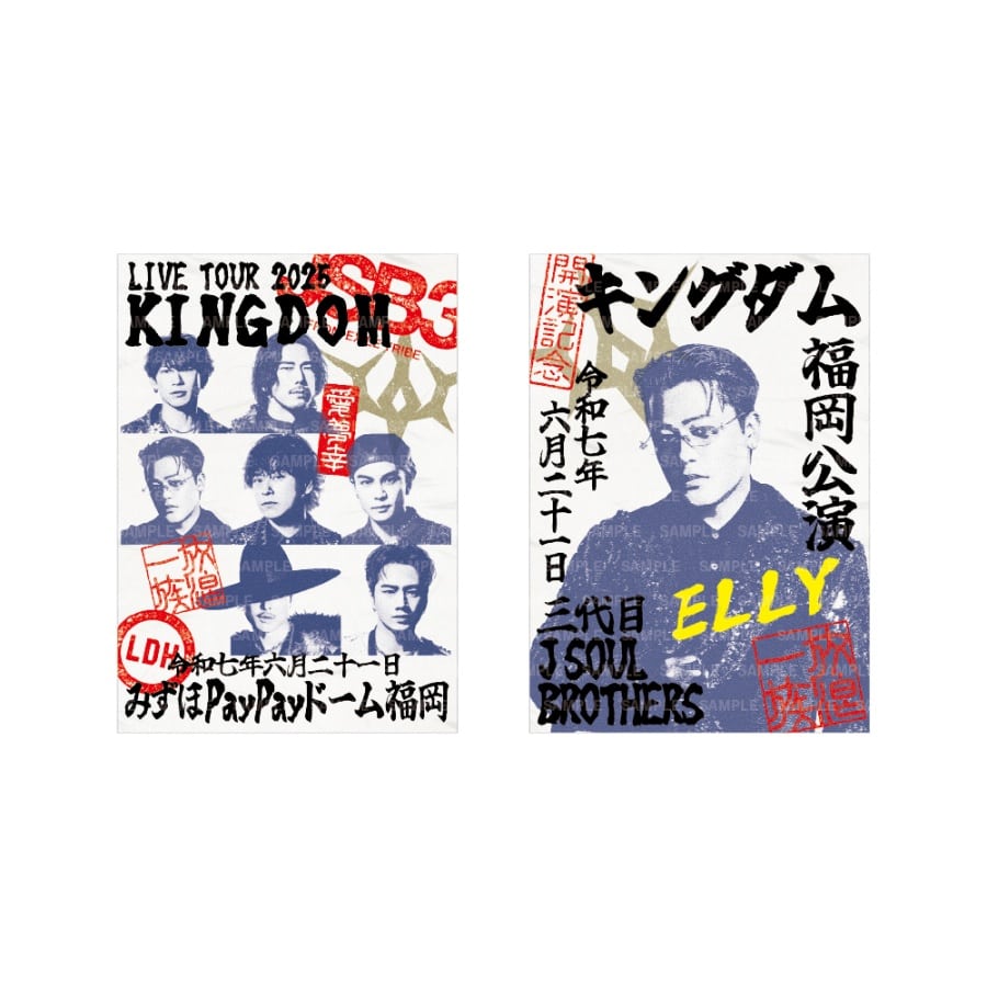 【6/21福岡】LIVE TOUR 2025 KINGDOM 御楽印2枚セット 詳細画像 ELLY 1