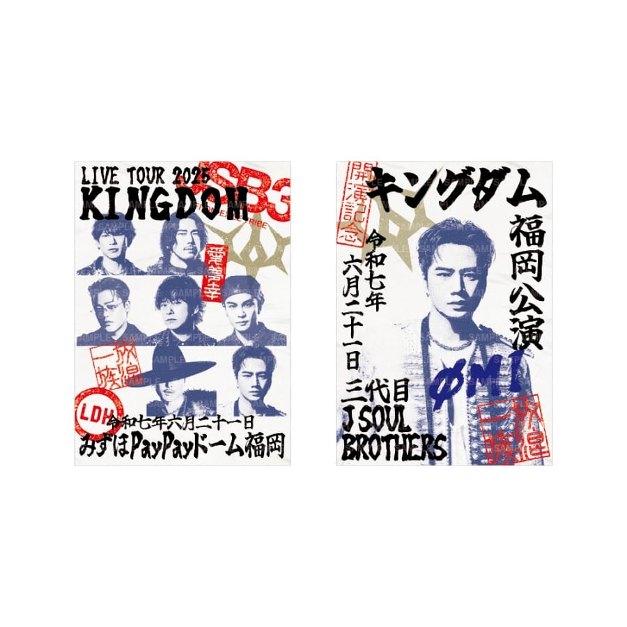 【6/21福岡】LIVE TOUR 2025 KINGDOM 御楽印2枚セット 詳細画像 ØMI 1