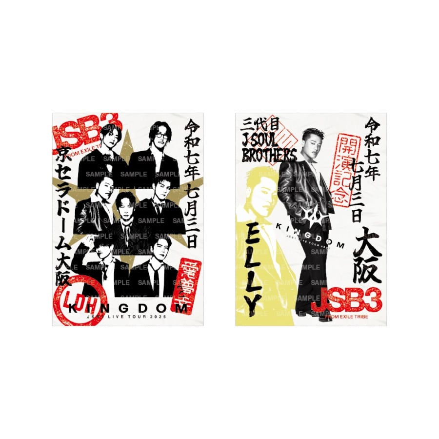 【7/3大阪】LIVE TOUR 2025 KINGDOM 御楽印2枚セット 詳細画像 ELLY 1
