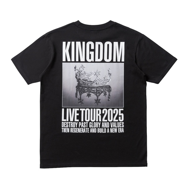 LIVE TOUR 2025 KINGDOM Crown Graphic T-shirt/BLACK 詳細画像