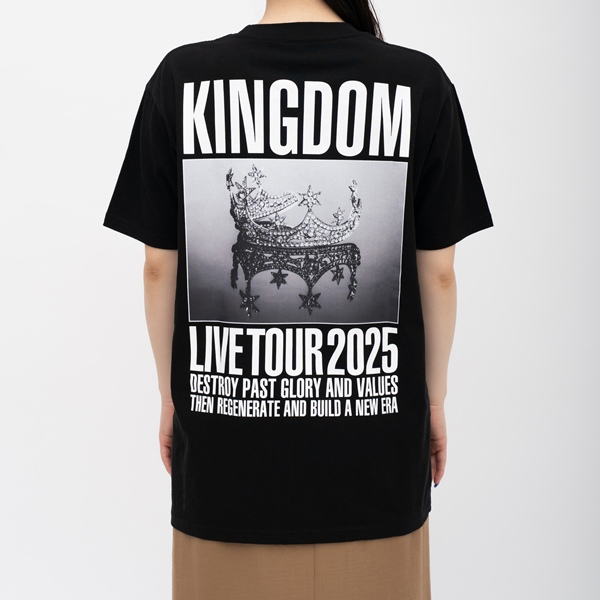 LIVE TOUR 2025 KINGDOM Crown Graphic T-shirt/BLACK 詳細画像
